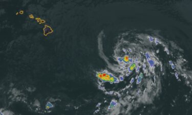 Tropical Storm Hone's track takes the system just south of Hawaii.